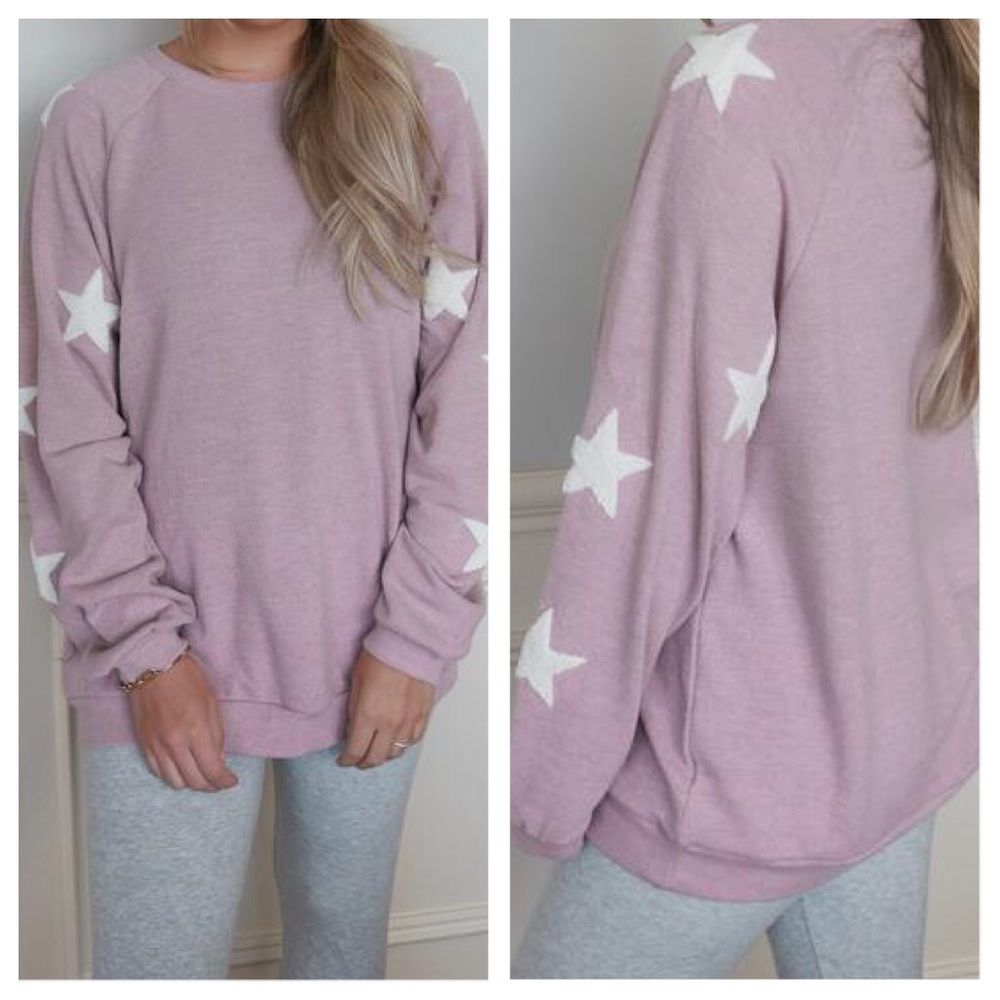 Star Sleeve Sweatshirt - Picture 2 of 4